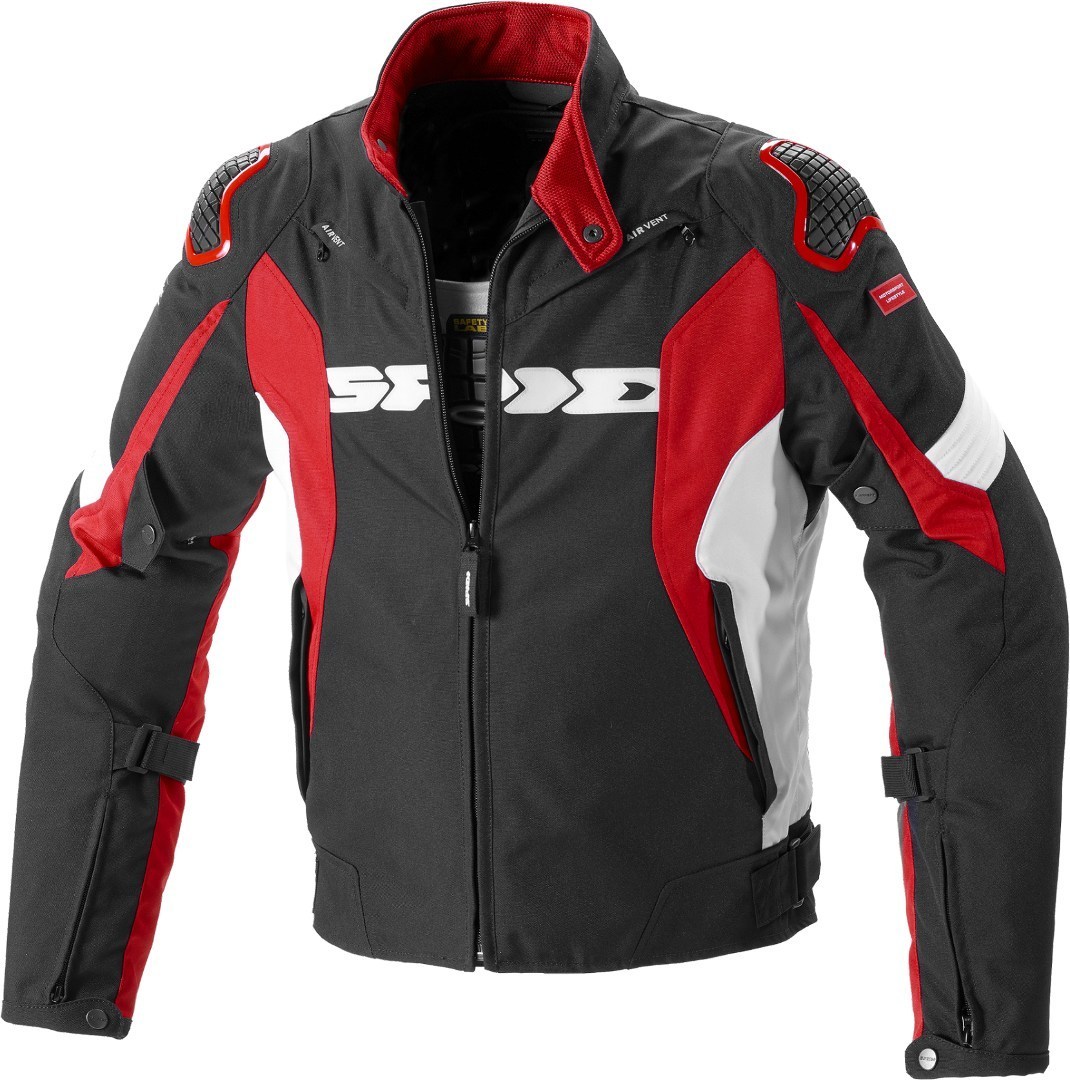 Spidi Sport Warrior H2Out Veste Textile moto Noir Rouge 2XL