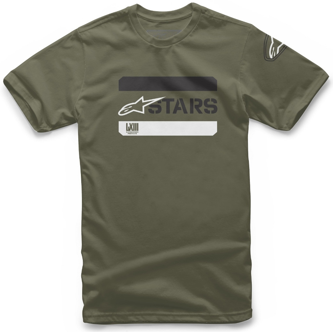 Alpinestars Barred T-Shirt Vert XL
