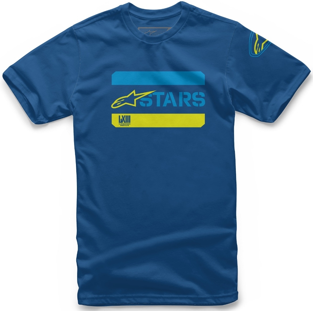 Alpinestars Barred T-Shirt Bleu 2XL