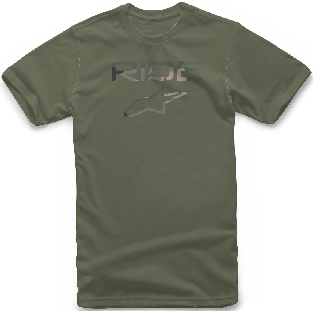 Alpinestars Ride 2.0 Camo T-Shirt Vert S