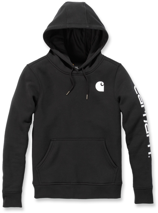 Carhartt Clarksburg Logo Sweat à capuche femmes Noir L