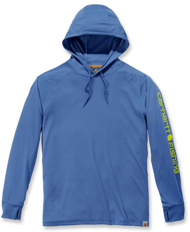 Carhartt Force Pêche à capuche graphique Bleu XS