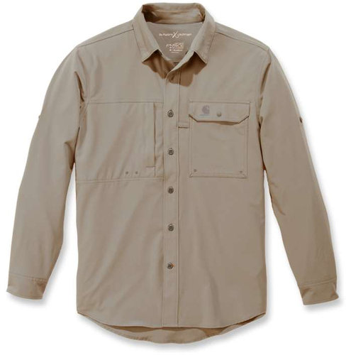 Carhartt Force Extremes Visserij Shirt Beige carhartt kopen in de aanbieding
