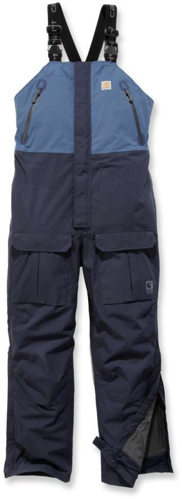 Carhartt Storm Defender Bib de pêche Bleu L