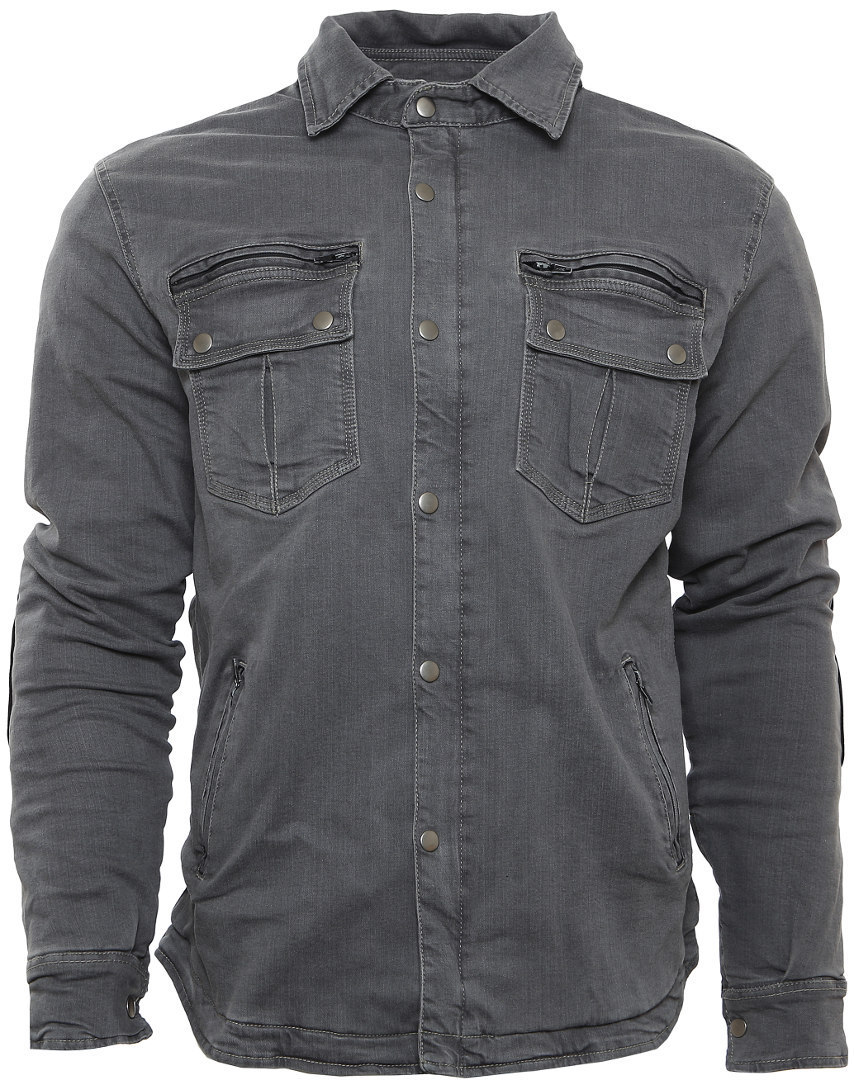Image of Bores Driver Chemise moto Gris 4XL