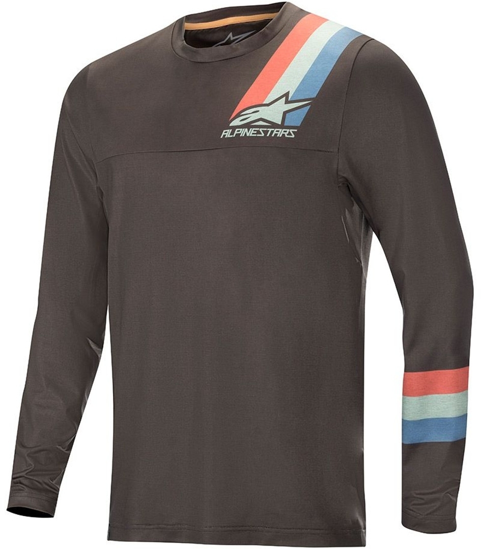 Alpinestars Alps 4.0 LS Maillot de vélo Gris Vert XL
