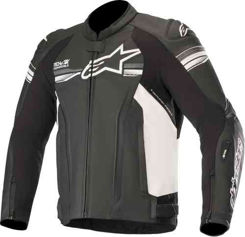 Alpinestars GP-R v2 Tech-Air Chaqueta de cuero moto Negro Gris 48