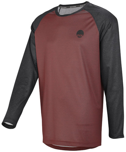 Ixs Flow Longsleeve Jersey Rood ixs kopen in de aanbieding