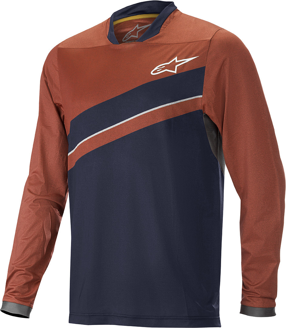 Alpinestars Alps 8.0 Maillot cycliste LS Rouge Bleu S