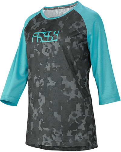 Ixs Carve 34 Dames Jersey Turquoise 36 ixs kopen in de aanbieding