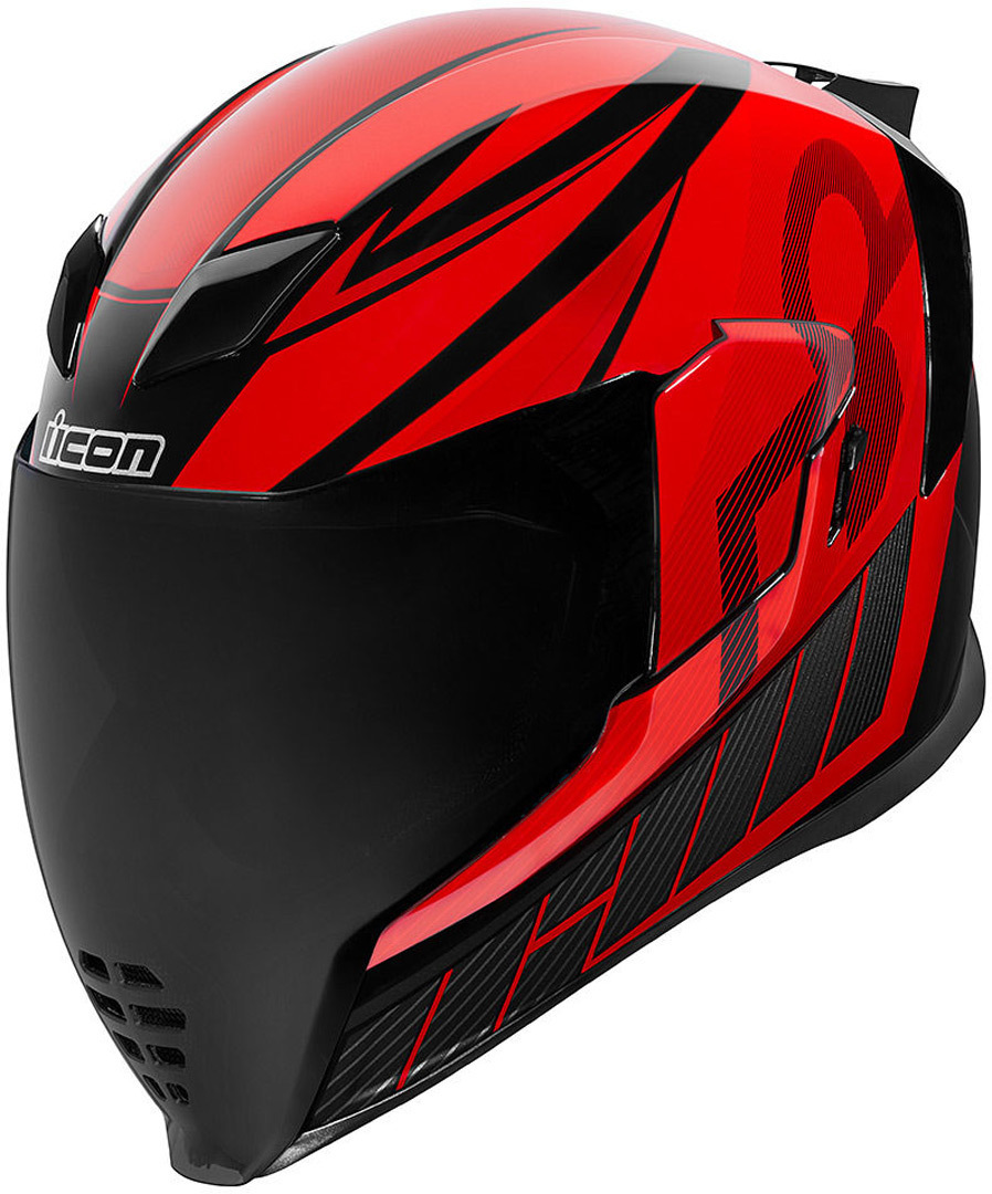 Image of Icon Airflite QB1 Casque Rouge XS