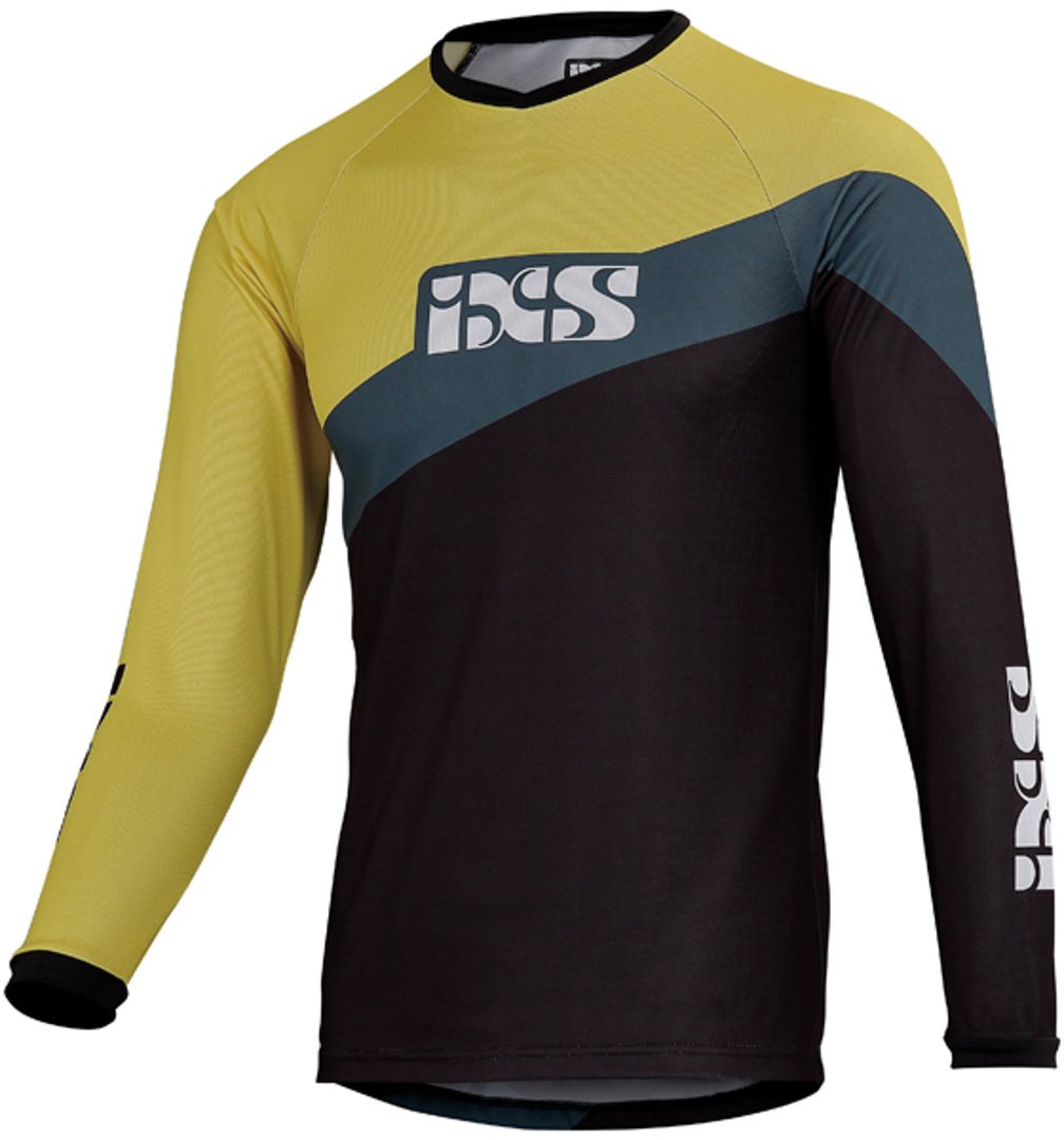 IXS Race 8.1 Kids Jersey Noir Jaune M