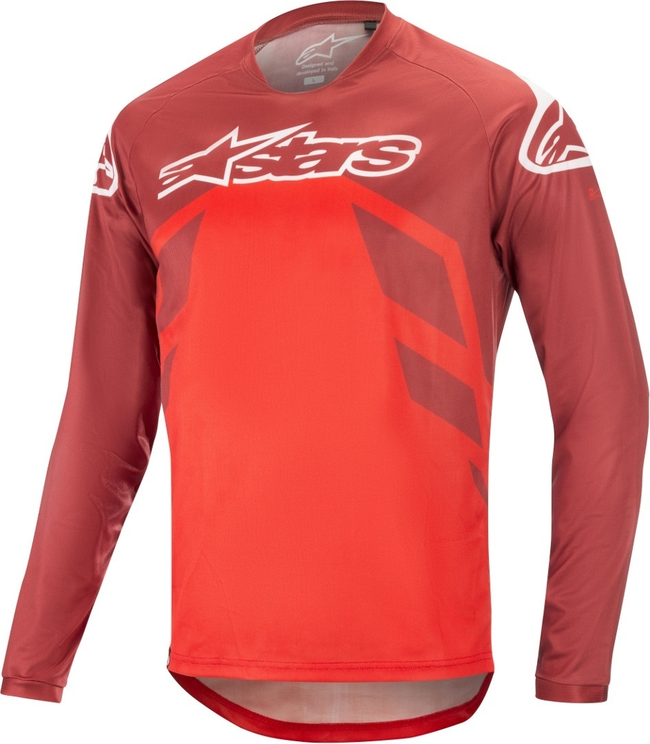 Alpinestars Racer V2 Maillot de vélo LS Rouge S