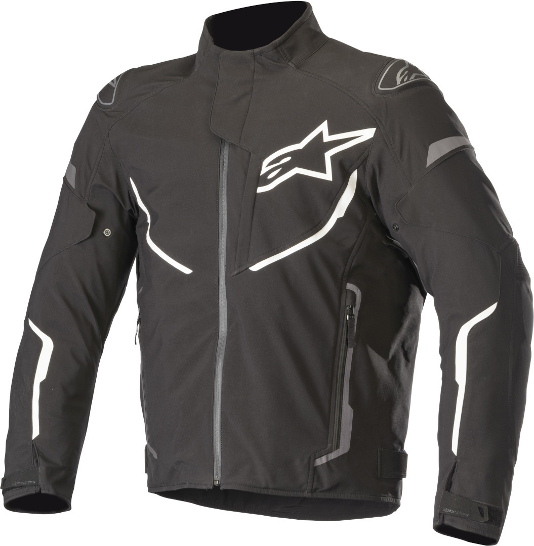 Alpinestars T-Fuse Sport Veste textile de moto imperméable à l'eau Noir 3XL