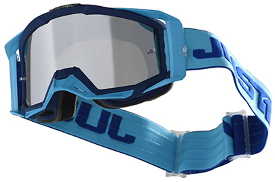 Just1 Iris Track Motocross lunettes Bleu unique taille
