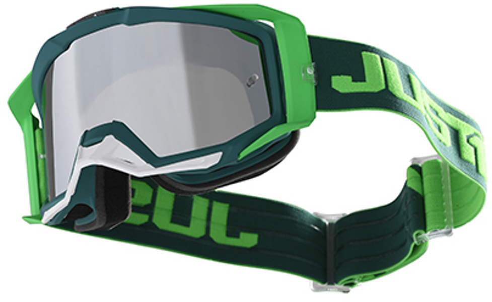 Just1 Iris Track Motocross lunettes Vert unique taille
