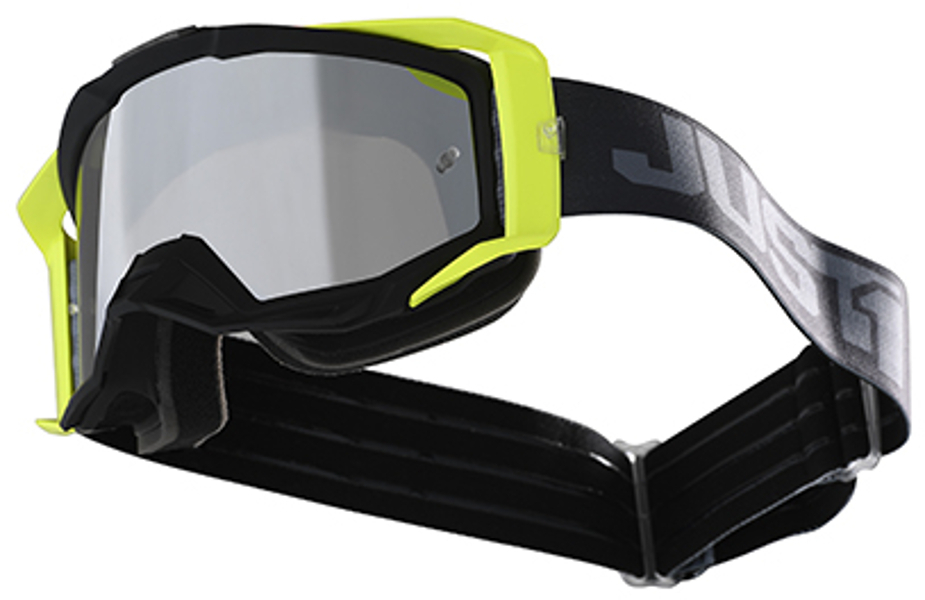 Just1 Iris Track Motocross lunettes Noir Gris unique taille