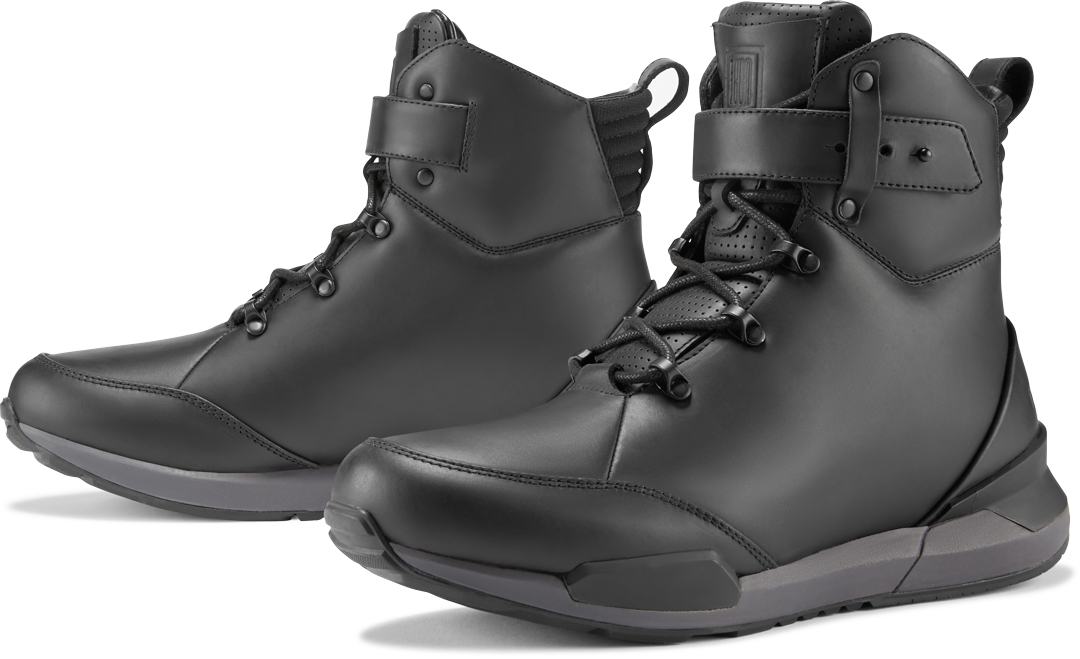 Image of Icon 1000 Varial Bottes de moto Noir 41