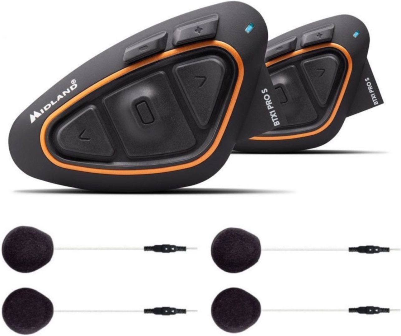 Image of MIDLAND BTX1 Pro S Système de communication Bluetooth Double Pack Noir unique taille