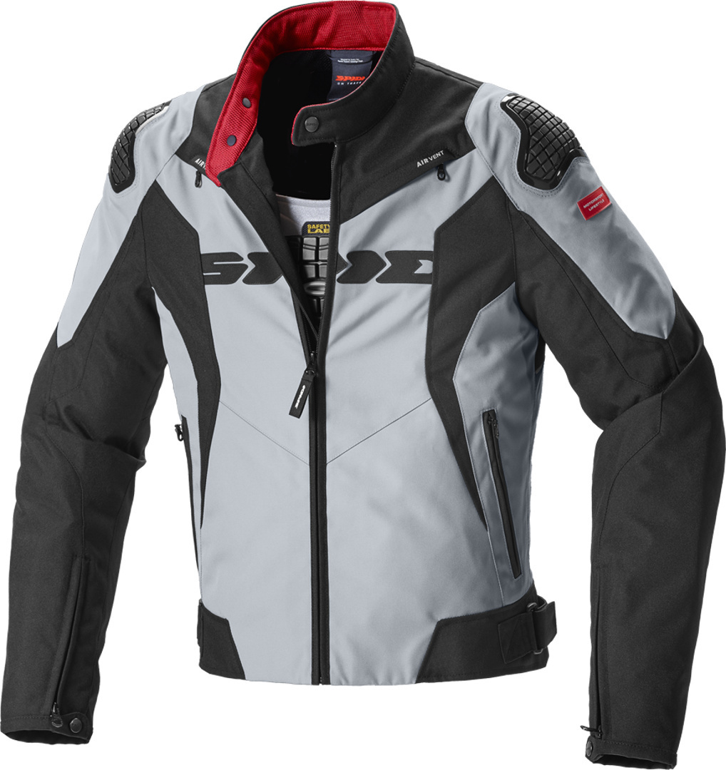 Spidi Sport Warrior Tex Veste textile moto Noir Gris L