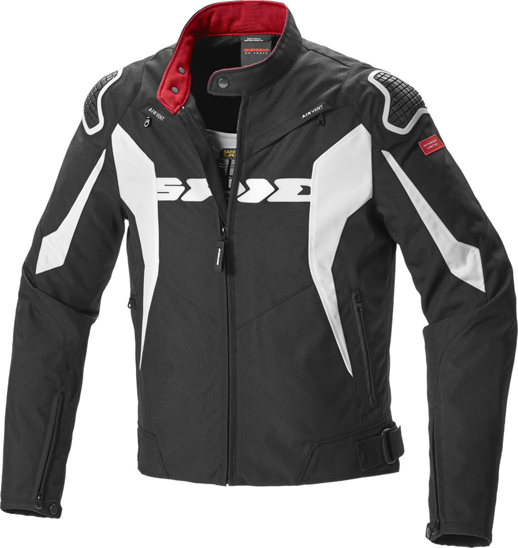 Spidi Sport Warrior Tex Veste textile moto Noir Blanc L