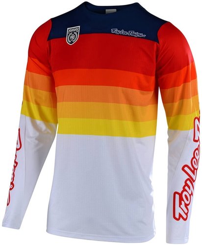Troy Lee Designs Se Pro Mirage Mx Jersey 0001 Wit Oranje troy lee designs kopen in de aanbieding