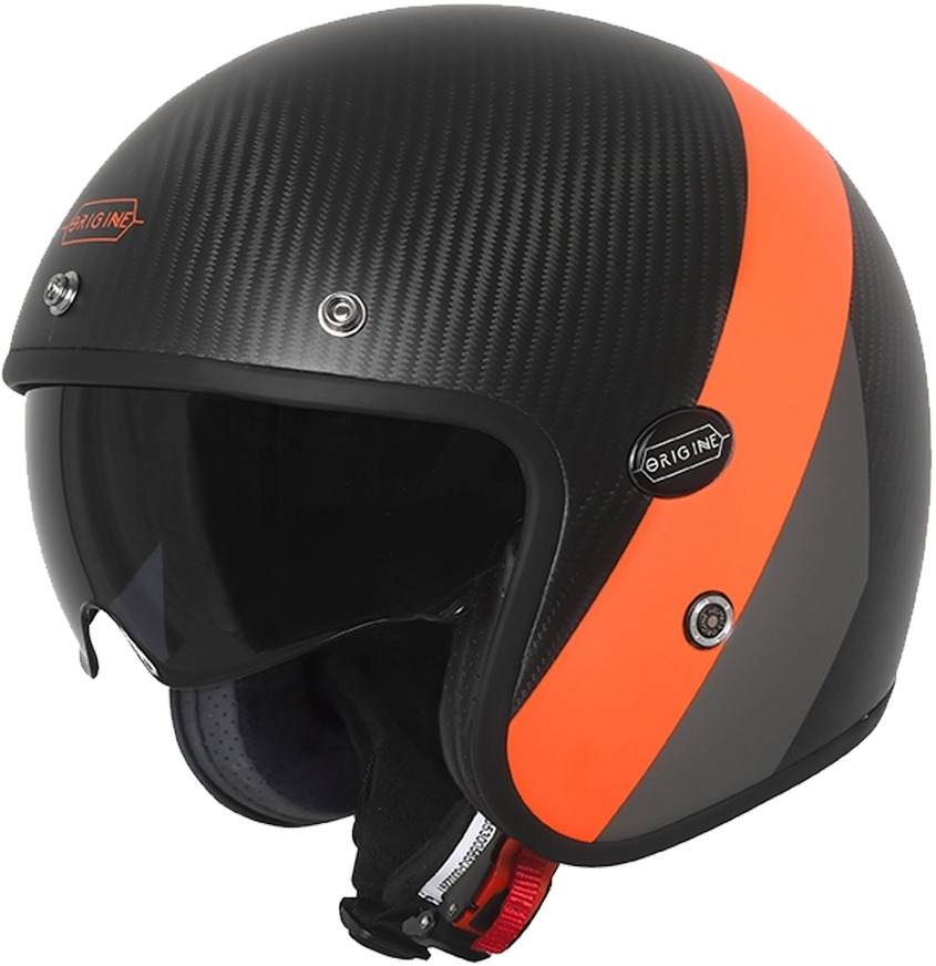 Origine Sirio Chrono Carbon Casque jet Noir Orange 2XL