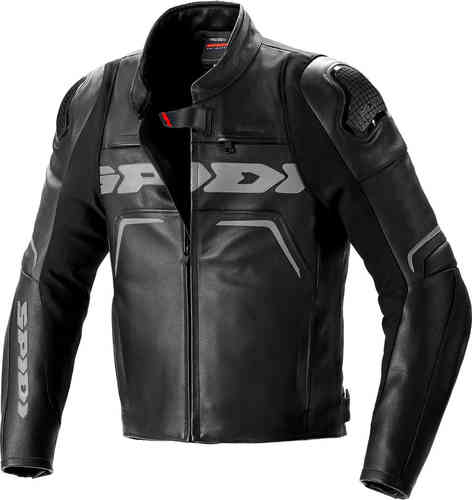 Spidi Evorider 2 Chaqueta de cuero de motocicleta Negro 54