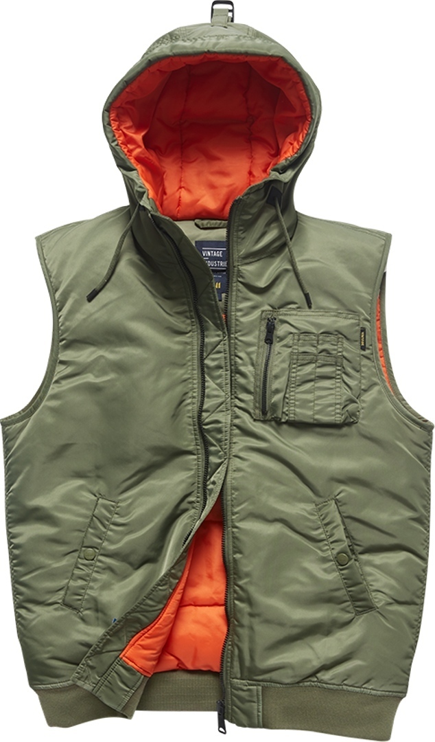 Vintage Industries Smith gilet Vert XL