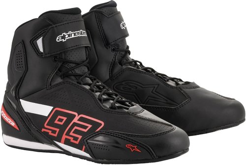 Alpinestars Mm93 Austin Motorfiets Schoenen Zwart Rood 39 alpinestars kopen in de aanbieding