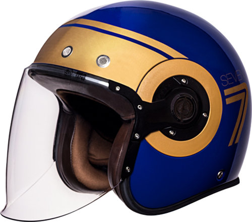 Smk Helmets Eldorado Seven Jet Helmet 0012 Blauw smk helmets kopen in de aanbieding