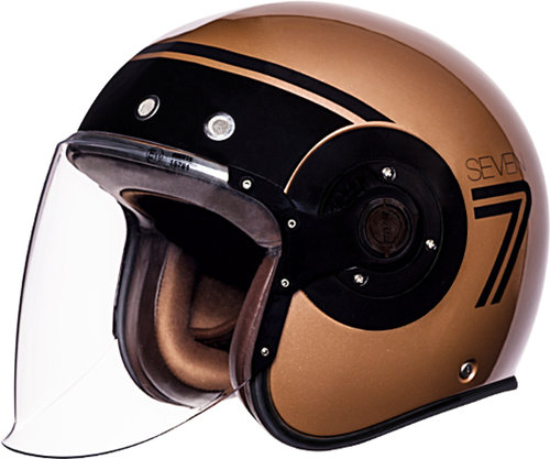 Smk Helmets Eldorado Seven Jet Helmet 0019 Bruin smk helmets kopen in de aanbieding