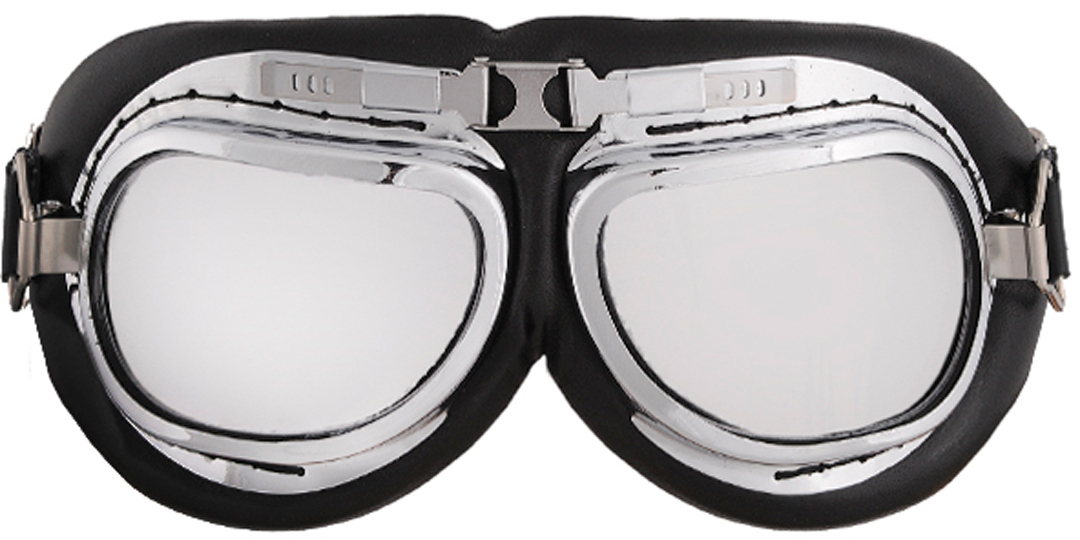 Grand Canyon Oval Lunettes de moto Argent unique taille