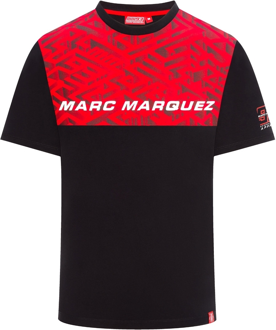 GP-Racing 93 Labyrinth T-Shirt Noir Gris Blanc Rouge 2XL