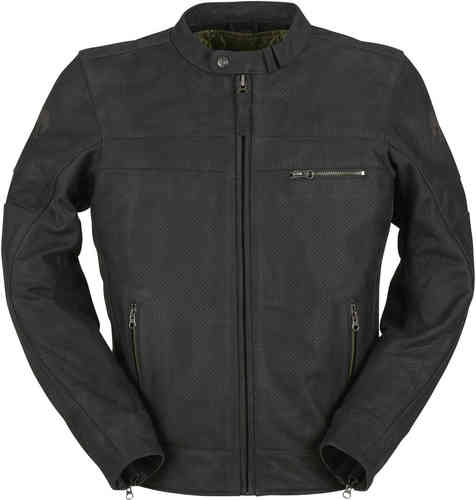 Furygan Shepard Vented Chaqueta de cuero de motocicleta Negro XL