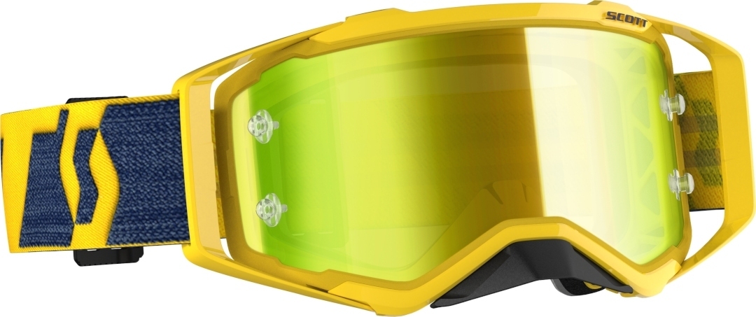 Scott Prospect Chrome Lunettes Motocross Jaune unique taille