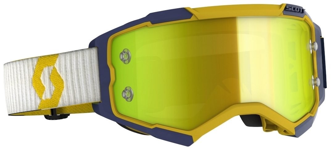 Image of Masque cross Scott FURY YELLOW/BLUE 2021
