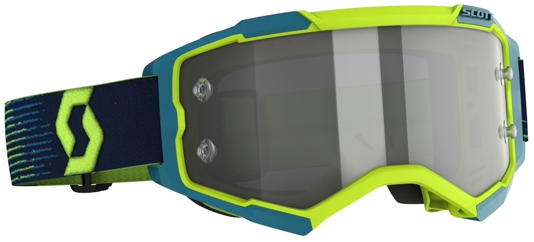 Image of Masque cross Scott FURY LIGHT SENSITIVE FLUO YELLOW/BLUE 2021