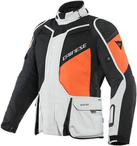 Dainese D-Explorer 2 Gore-Tex Chaqueta textil para motocicletas Negro Gris Naranja 58