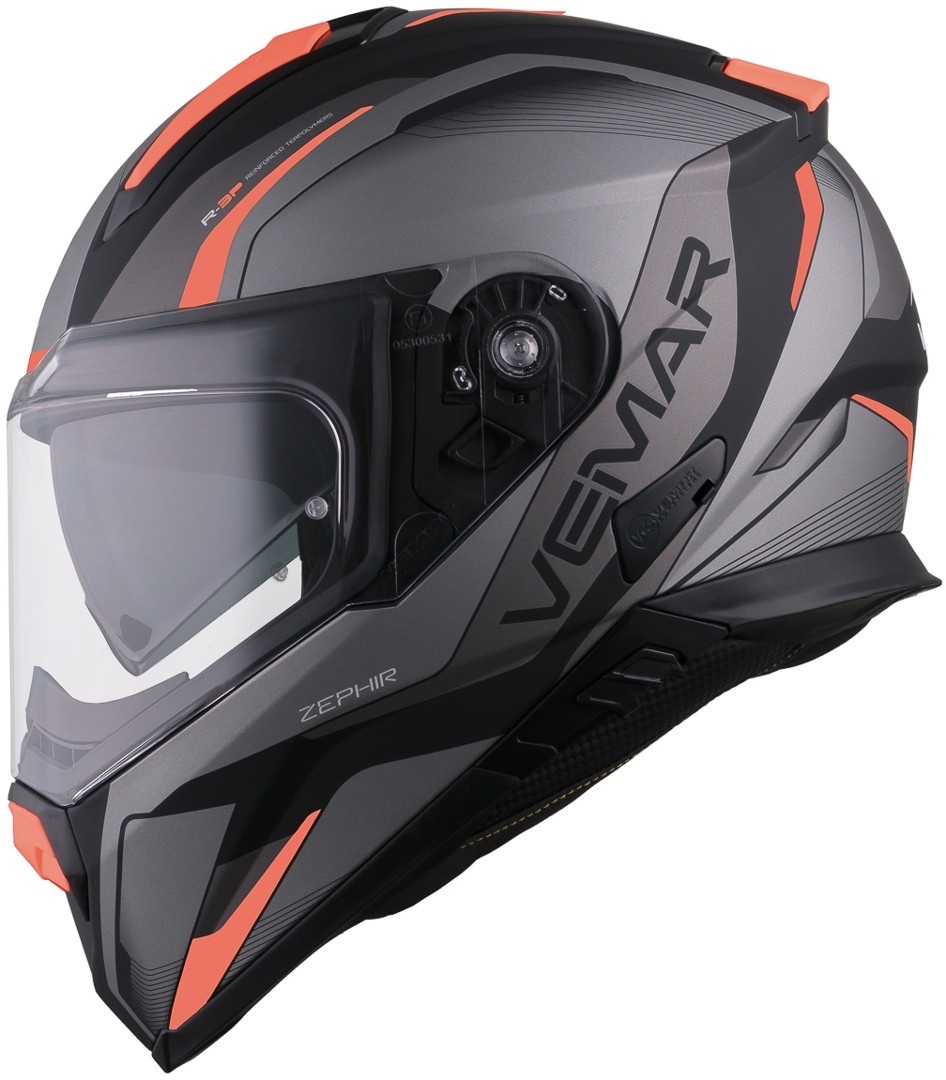 Image of Vemar Zephir Lunar casque Gris Orange M