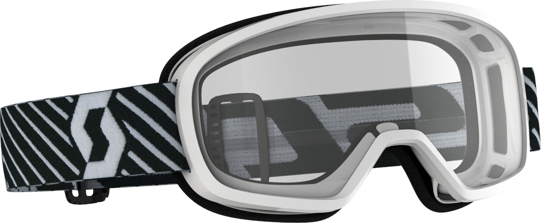 Scott Buzz Lunettes Motocross pour enfants Blanc unique taille