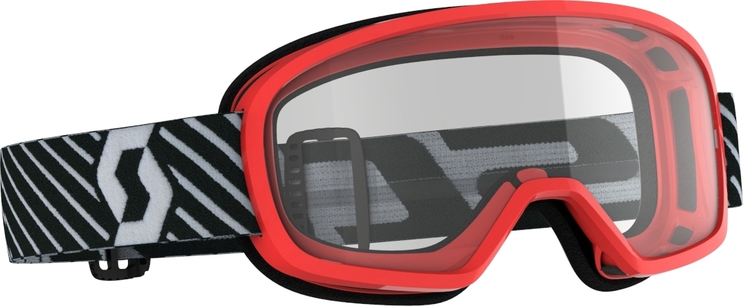 Scott Buzz Lunettes Motocross pour enfants Rouge unique taille