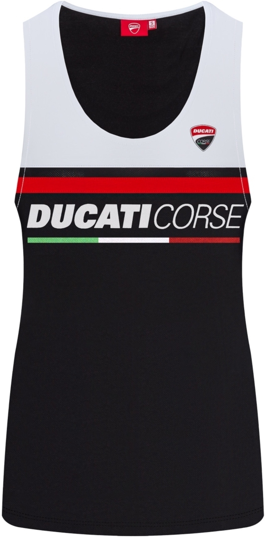 GP-Racing Ducati Insert Haut de réservoir de dames Noir Blanc L