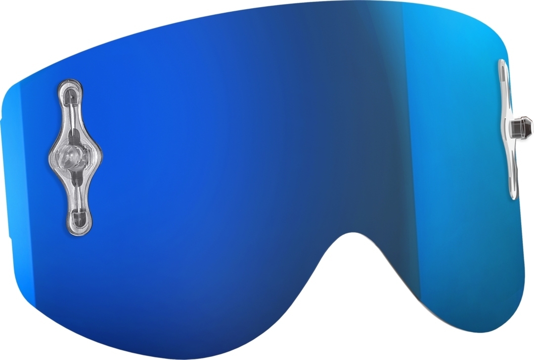 Scott Recoil Xi Works Chrome Lentille de remplacement Bleu unique taille