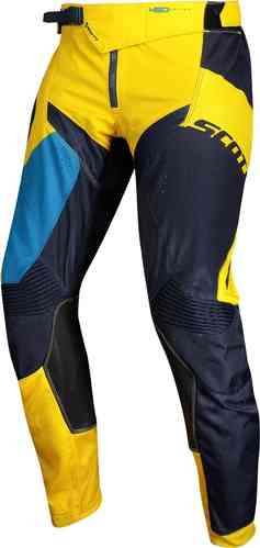 Scott 450 Angled Athletic Light Pantalones de Motocross Azul Amarillo 34