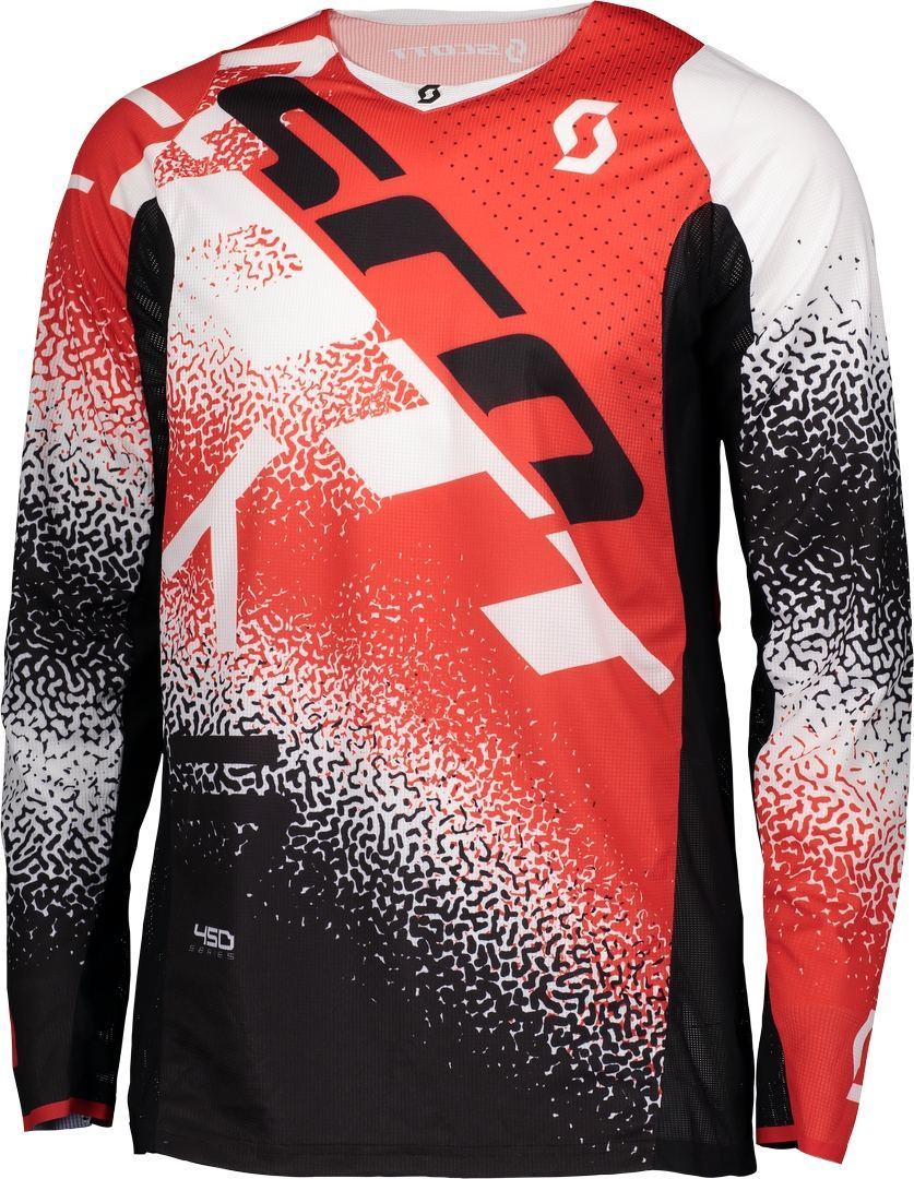 Scott 450 Noise Maillot Motocross Noir Rouge XL