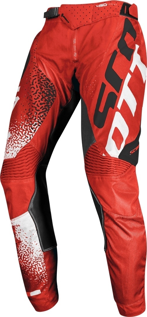 Scott 450 Noise Pantalon Motocross Noir Rouge 34