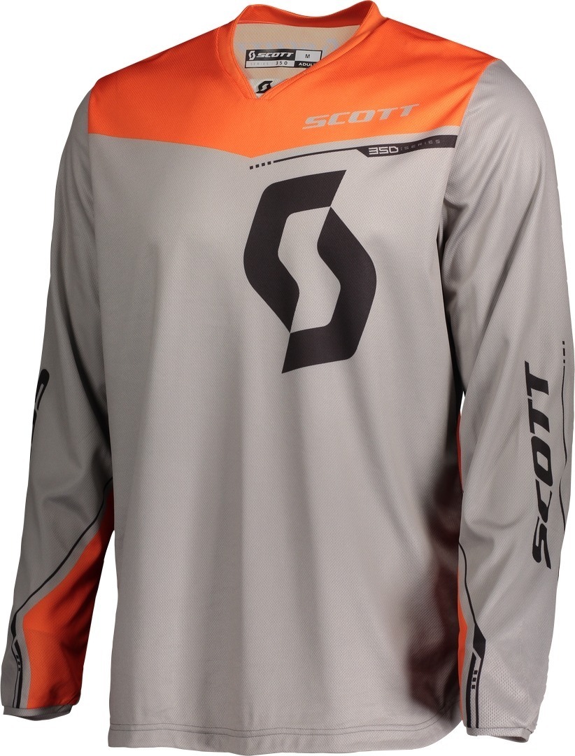 Scott 350 Dirt Maillot Motocross 2020 Gris Orange L