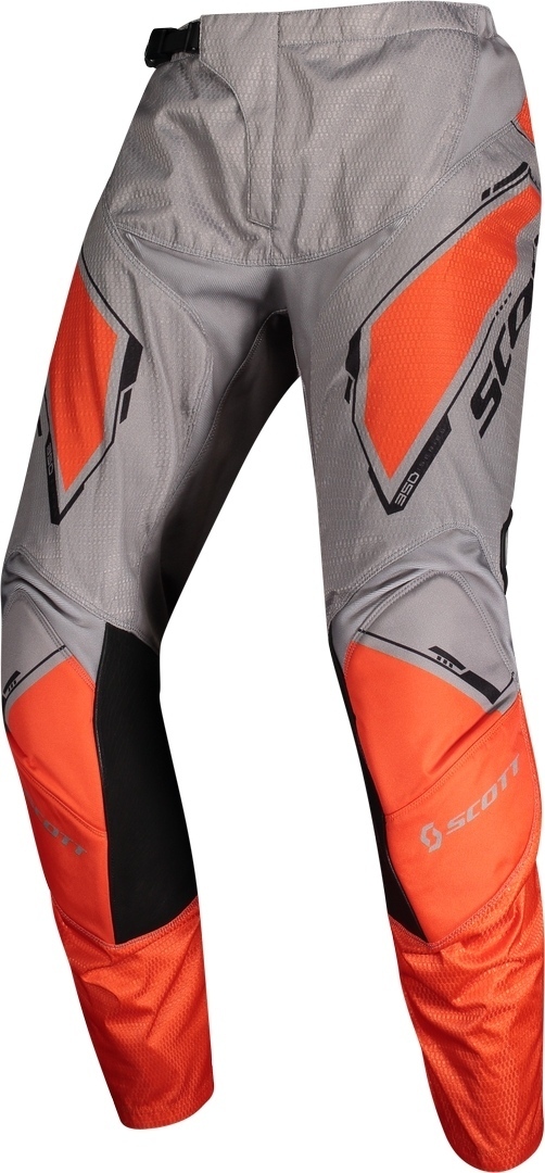 Scott 350 Dirt Regular Pantalon Motocross Gris Orange 28