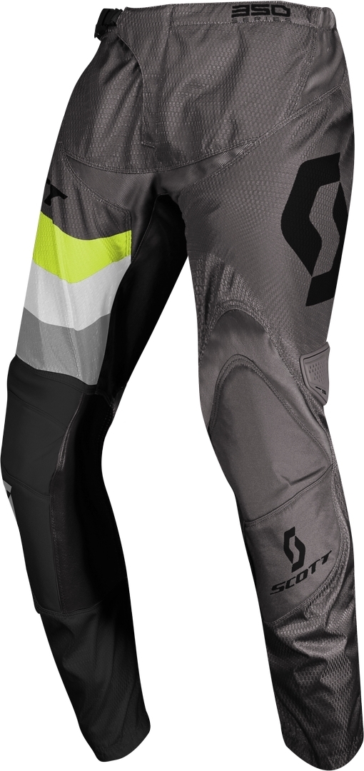 Scott 350 Track Regular Pantalon Motocross Gris Jaune 38